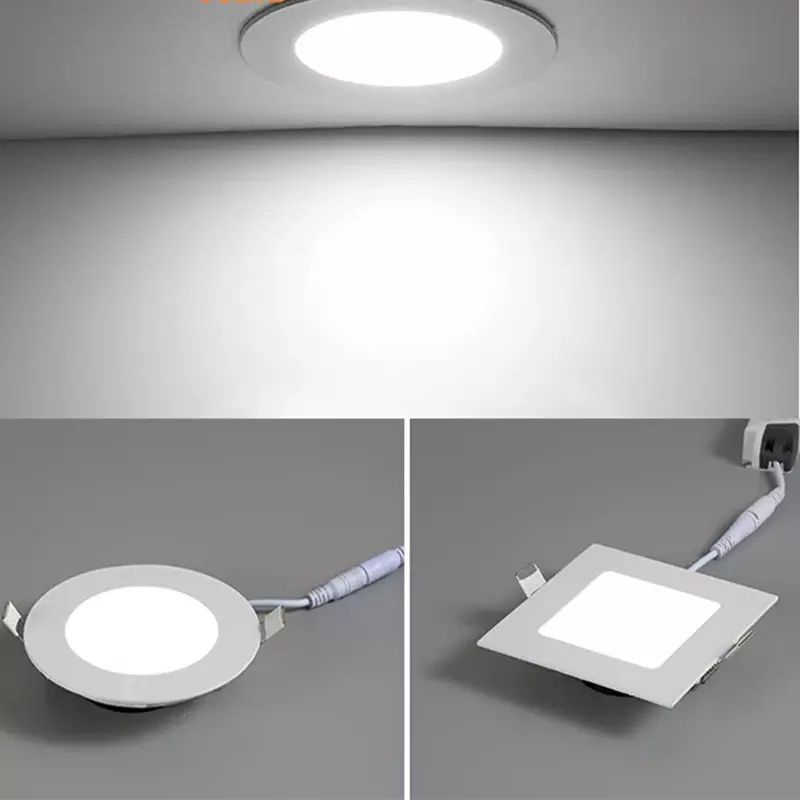 Lampu Downlight Led panel 6w 6watt 6 watt w kotak square tipis Hias Plafon Inbow Berkualitas