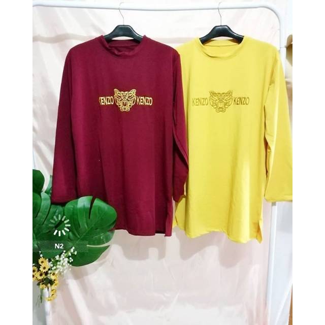 {nunaneeds.id} tunik kenzo - long tunik - kenzo - tunik import