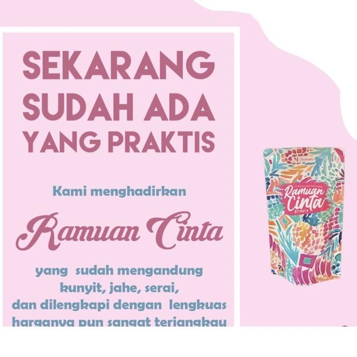 

ㄽ RAMUAN CINTA BY MUTY kemasan 110 gr (untuk 22x SEDUH) ❅
