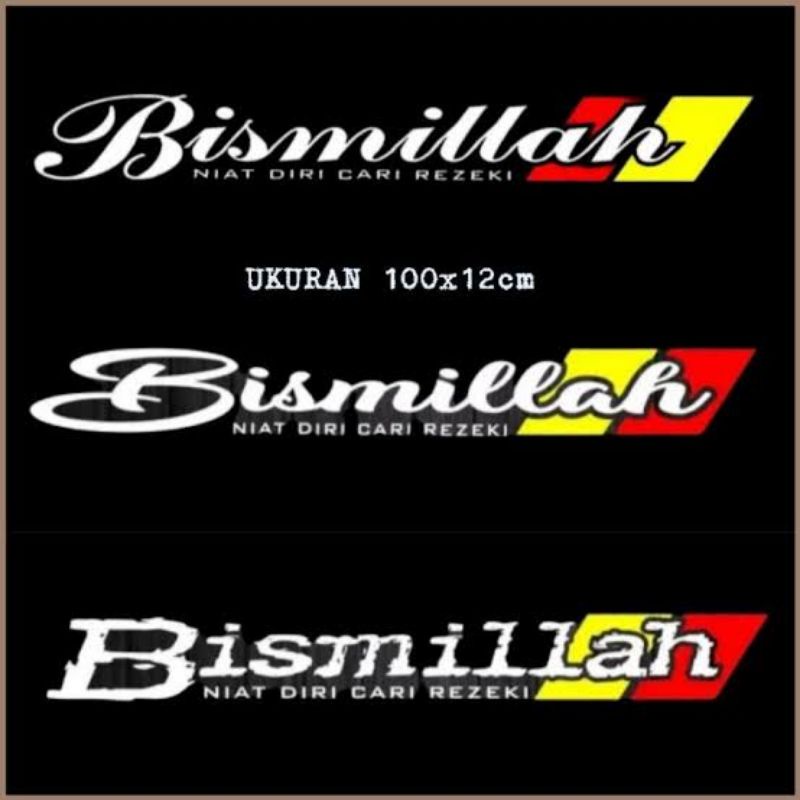 

Sticker Cutting Bismillah Untuk Pick Up / Truck