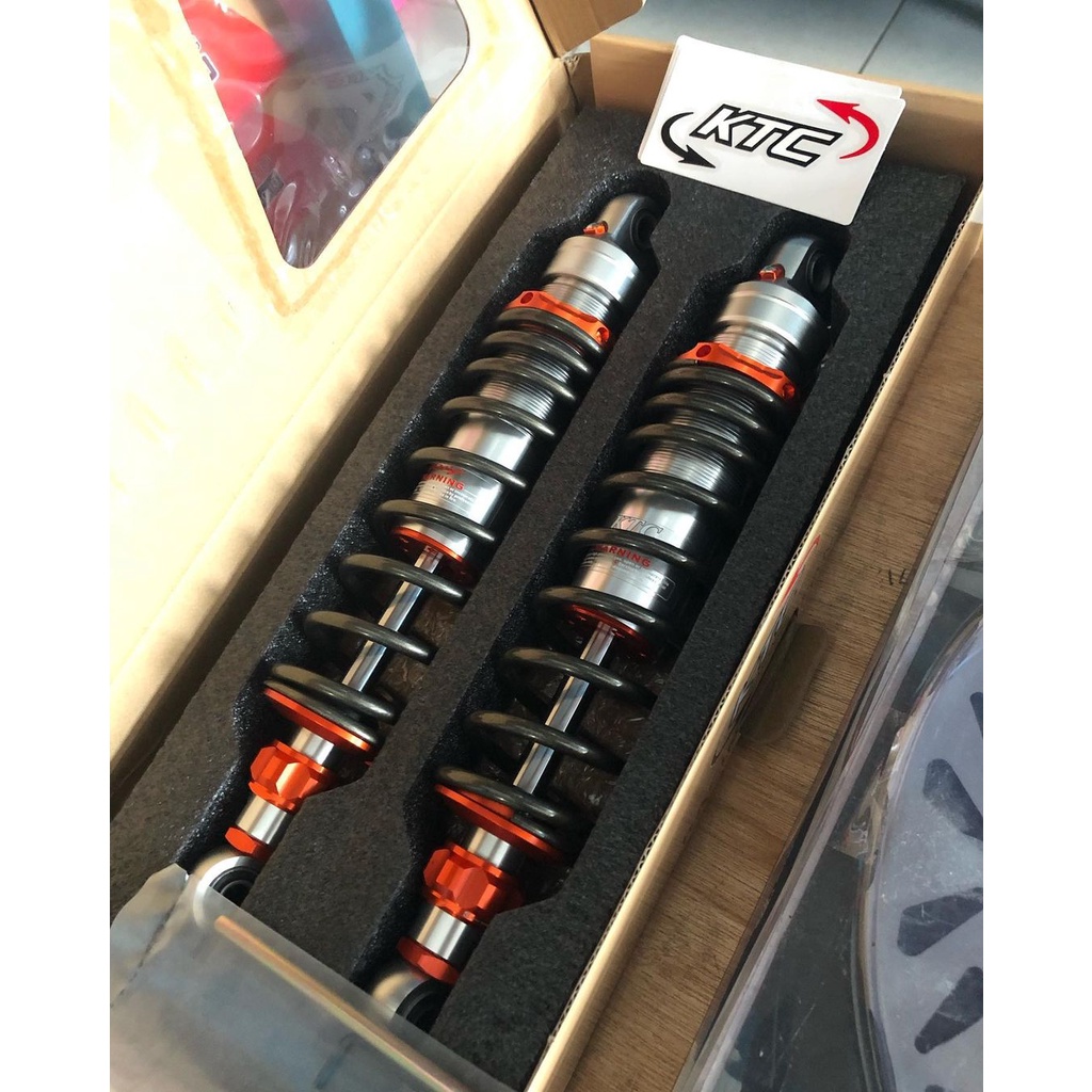 READY SHOCKBREKER SHOCK KTC NON TABUNG KLIK FUNGSI 320 DAN 340 MM HEREX TIGER MEGPARO ORIGINAL