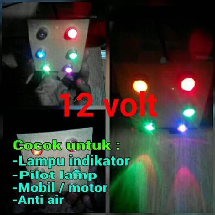 Lampu led kedap kedip 5 mm praktis tinggal pasang