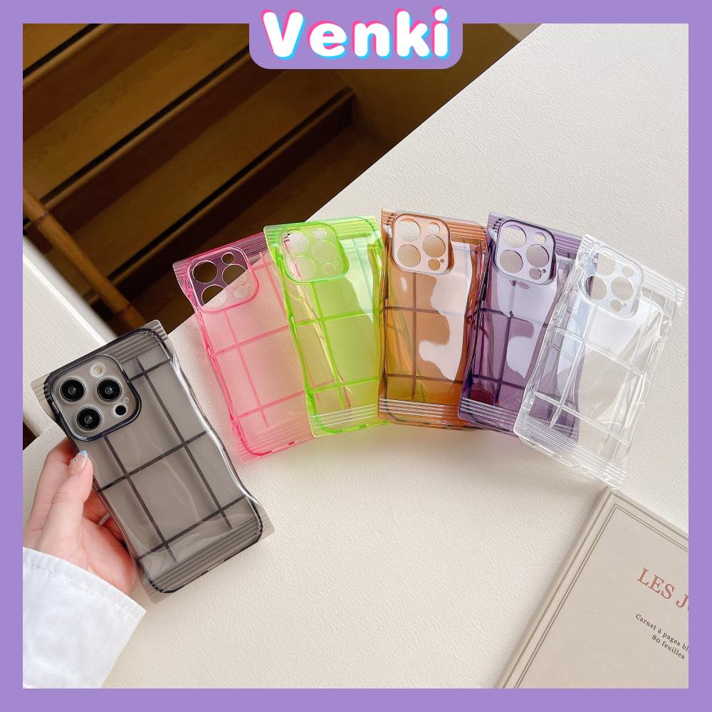 iPhone Case For 14 Series Silicone Soft Case Sweet Glossy Clear Snack Bag Case Simple Case Camera Protection Shockproof For iPhone 14 13 12 11 Plus Pro Max 7 Plus