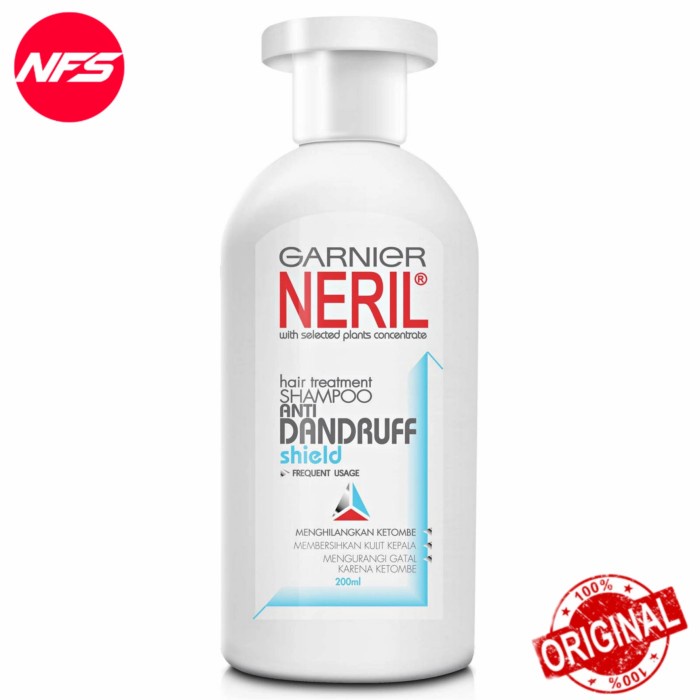 GARNIER NERIL Hair Conditioner/Shampoo 200 ml-Anti-Dandruff/Loss Guard - SHP AT-DANDRUFF