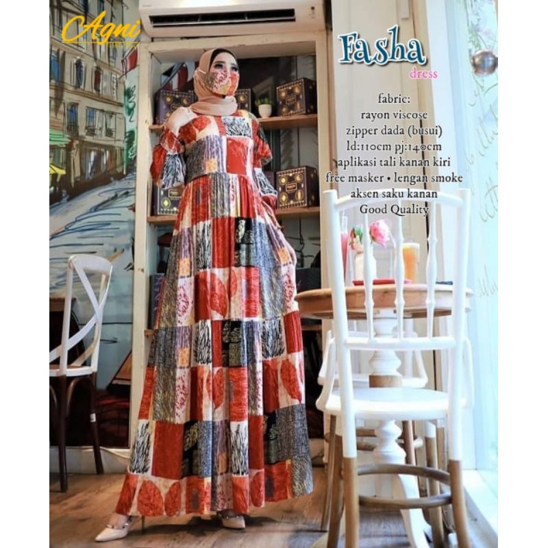 FASHA DRESS BY AGNI FASHION HIJAB