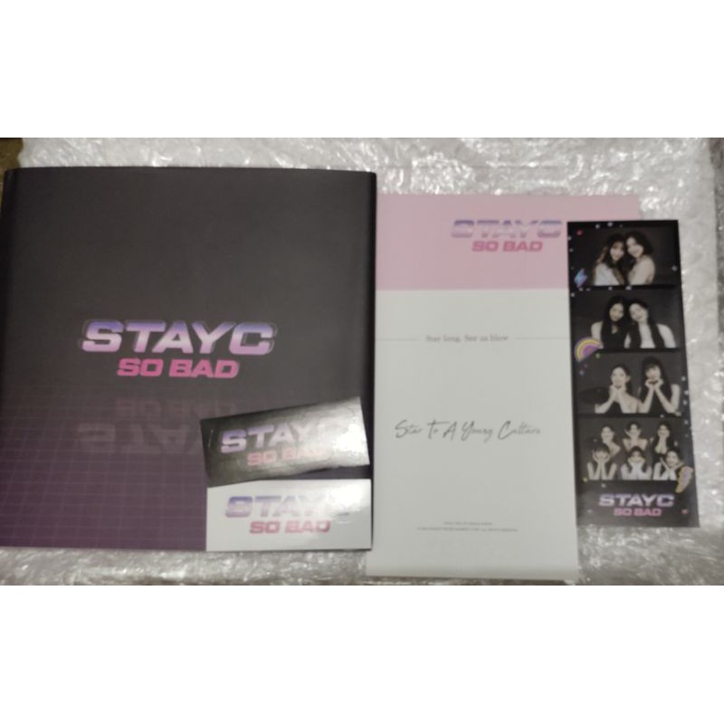 (BACA DESC!!)  READY STOCK ALBUM UNSEALED The 1st Single Stayc So Bad/ Star To A Young Culture - So 