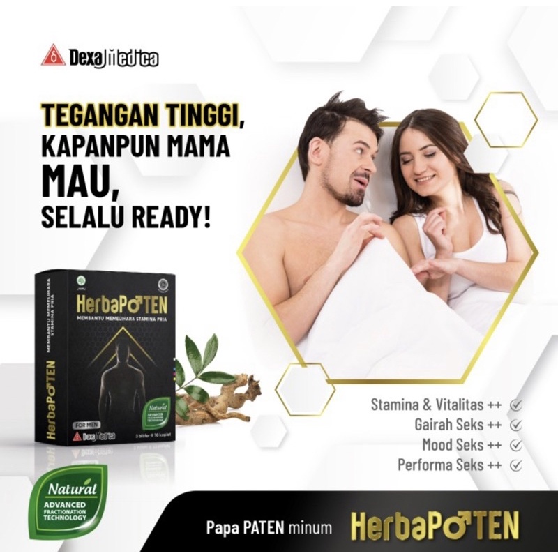 Herbapoten strip 10 tablet ( herbal meningkatkan stamina pria )