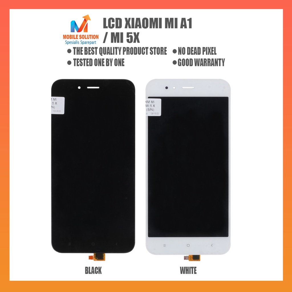 Grosir LCD Xiaomi MI A1  LCD Xiaomi MI 5X Fullset Touchscreen ORIGINAL 100% + Packing / Bubbel