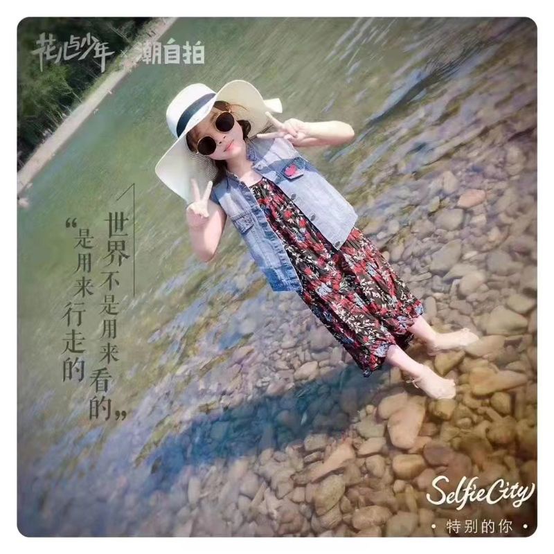 DRES anak perempuan 1-5 tahun/Pakaian dress jeans anak perempuan usia 1-5 tahun / DRESS 2in1 jeans a