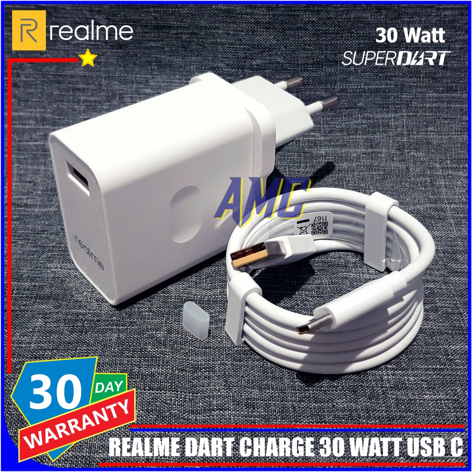 Jual Charger Realme Watt V A Original Dart Charge Usb C Resmi Indonesia Shopee Indonesia