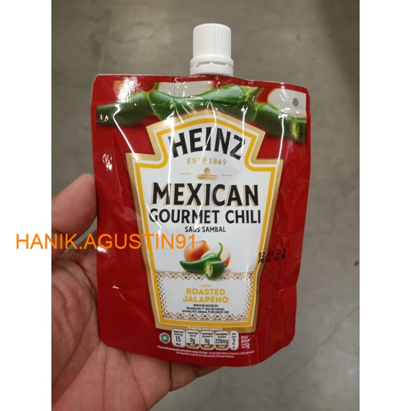 

HEINZ Sambal Meksiko 125 g / Saos Meksiko / Sambal Jalapeno Meksiko 125gr SS91