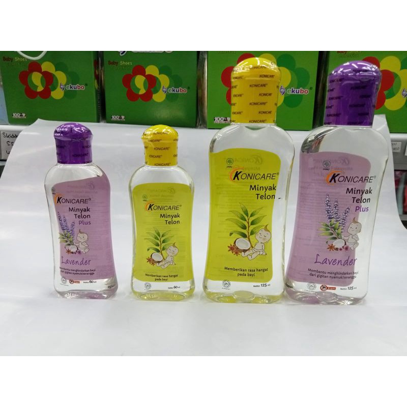 MINYAK TELON KONICARE PLUS &amp; BIASA (UNGU &amp; KUNING ) 60 / 125 ML