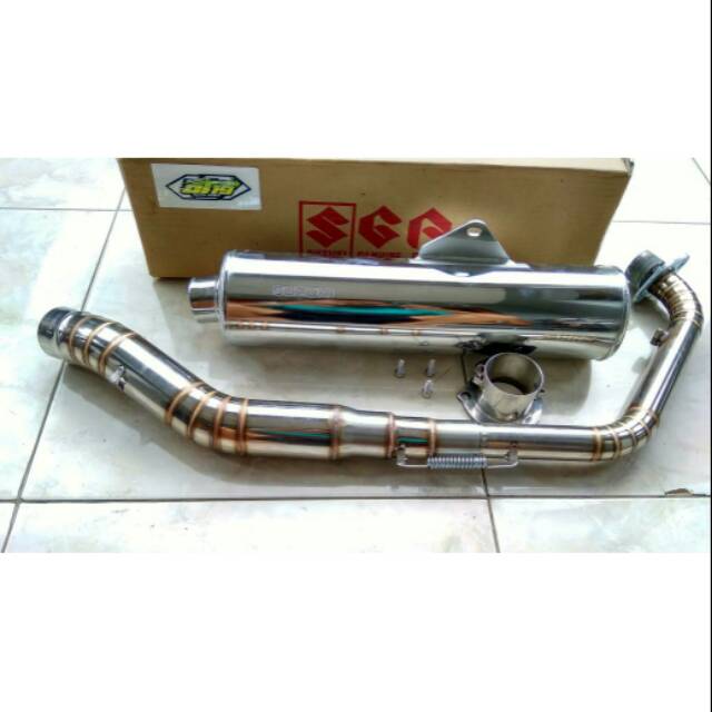 SILINCER ORI SUZUKI SATRIA FU LEHERAN AT19 RACING SERIES