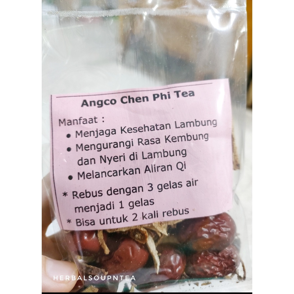 

Angco Chen Phi Tea (Teh untuk lambung)