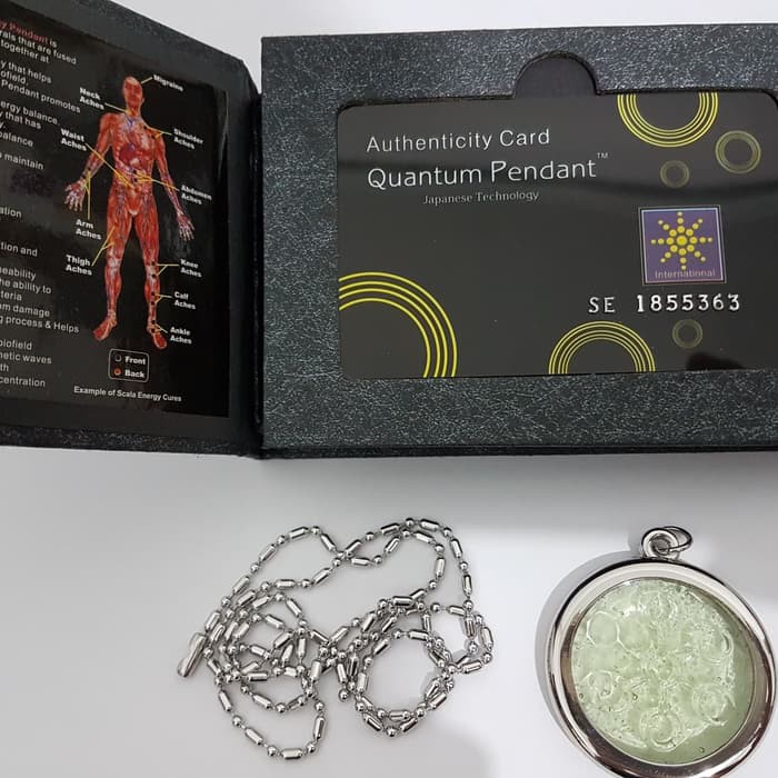Kalung Quantum Pendant Bio Glass Energy / Scalar / Kalung Kesehatan