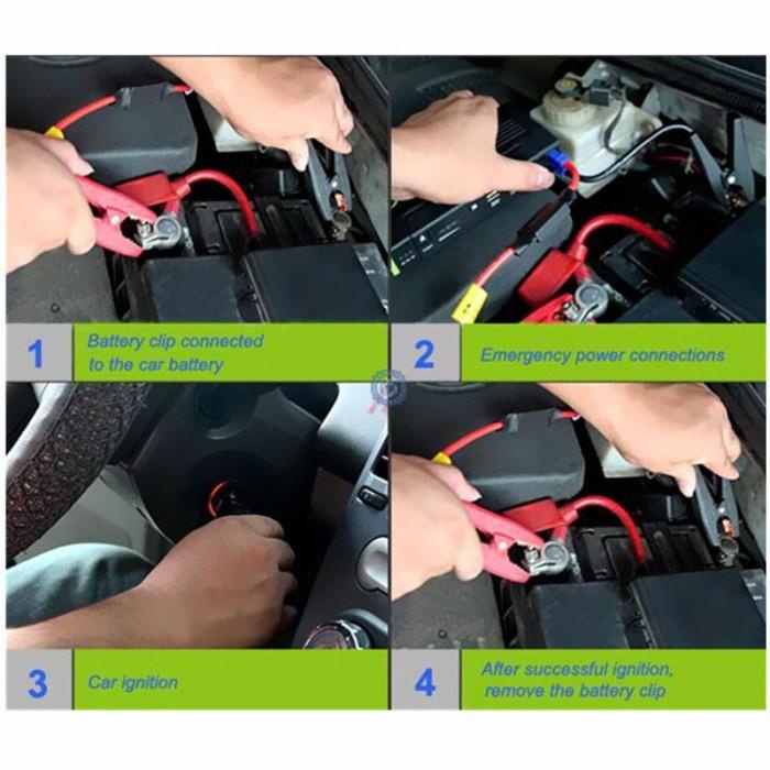 jumper aki mobil portable jump starter 600A powerbank jump aki mobil