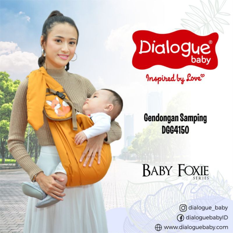 Gendongan Samping Bayi Foxie Series Dialogue