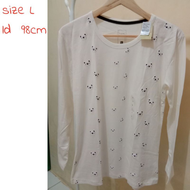 T ZONE kaos wanita lengan panjang