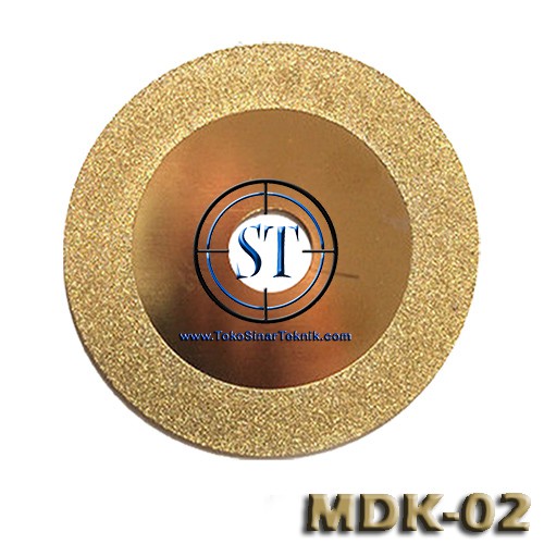 Mata Diamond MDK-02 Kuning Polos 100mm 4&quot; Batu Gerinda Cutting Disc