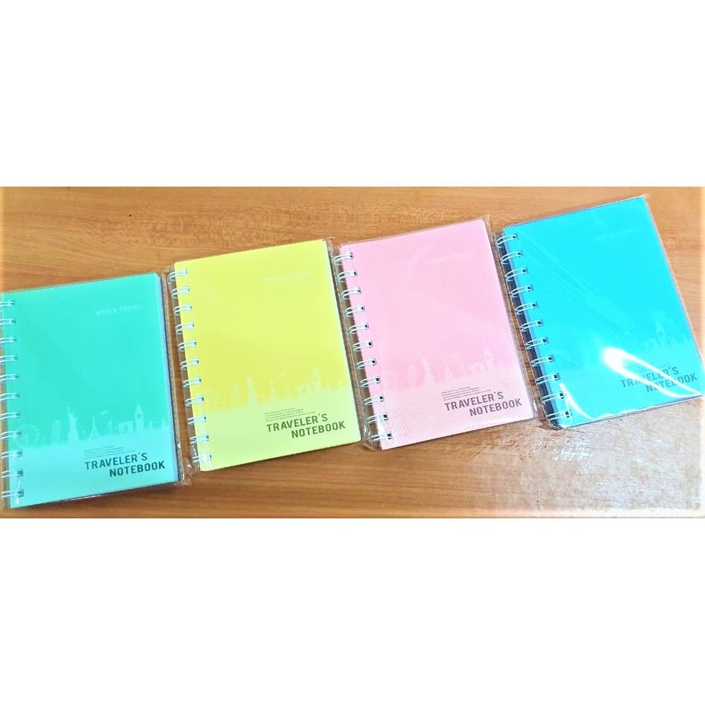 BUKU BINDER SPIRAL RING BOOK A6 POCKET KECIL LUCU NOTEBOOK MEMO SAKU NOTEPAD GARIS BUKU CATATAN-3