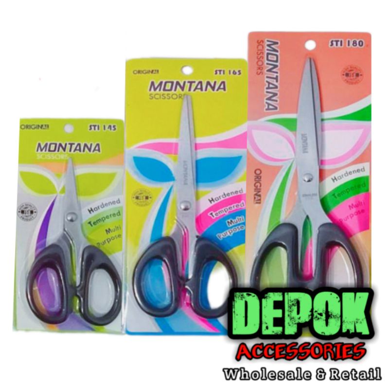 

(1pcs) GUNTING STAINLESS | Kecil | Tanggung | Besar | M2000 | Emigo | Montana