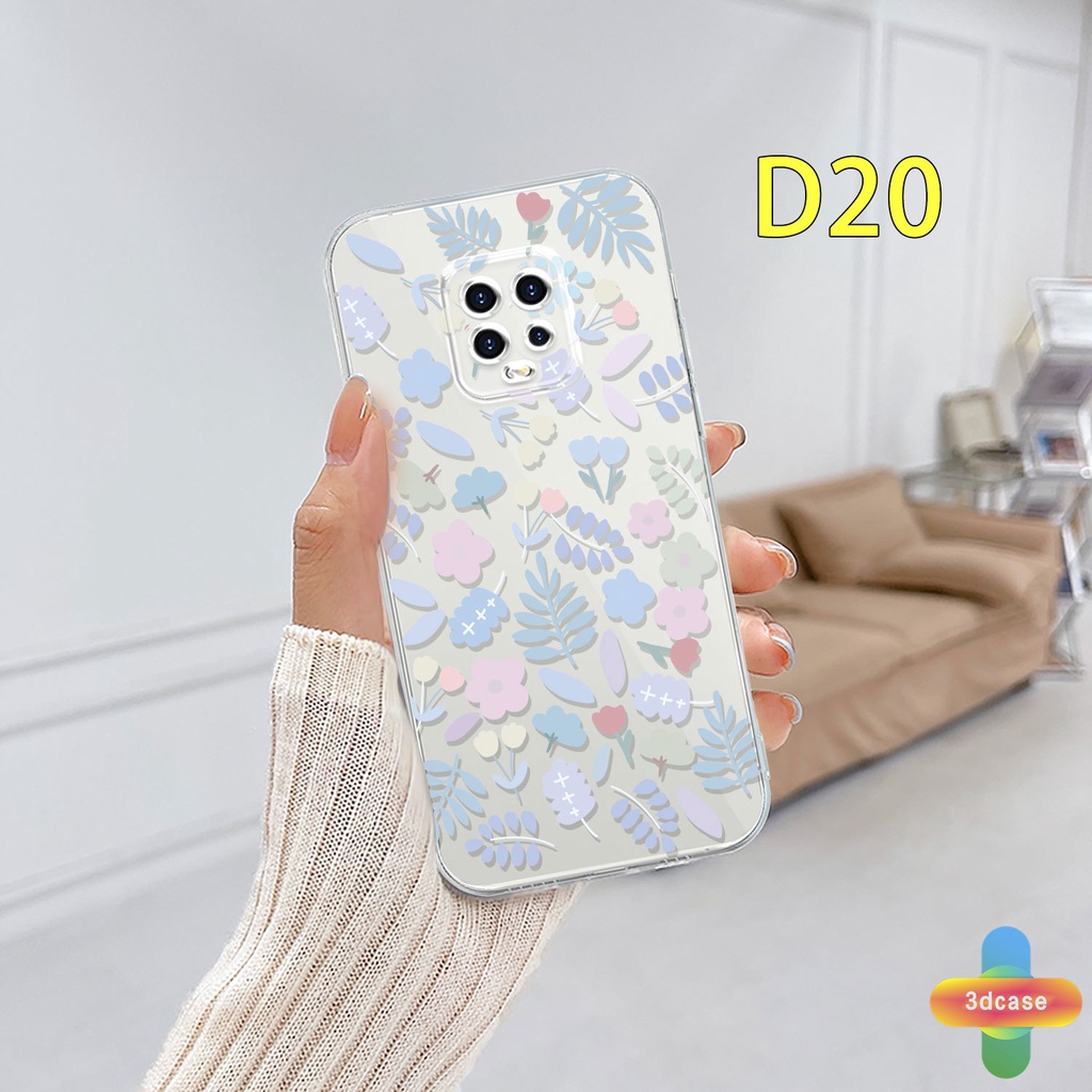 Soft TPU Case Xiaomi Redmi POCO C3 C31 X3 NFC X3 PRO Redmi 9C NFC 9A 9i 9T 9AT 9 PRO Power 9ACTIV 10X 10 Prime POCO M2 PRO Redmi Note 9 8 10 10S 9 10 PRO MAX 9S 11 Fashion Fresh Flower Silicone TPU Phone Case