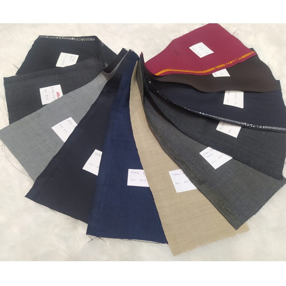 Semple Kain Wool Import Original Meteran Bahan Jas/Blazer Dan Celana Formal Pirdani.Tex