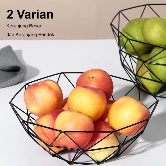 Tempat Keranjang Buah Nordic Diagonal Fruit Basket Small Size