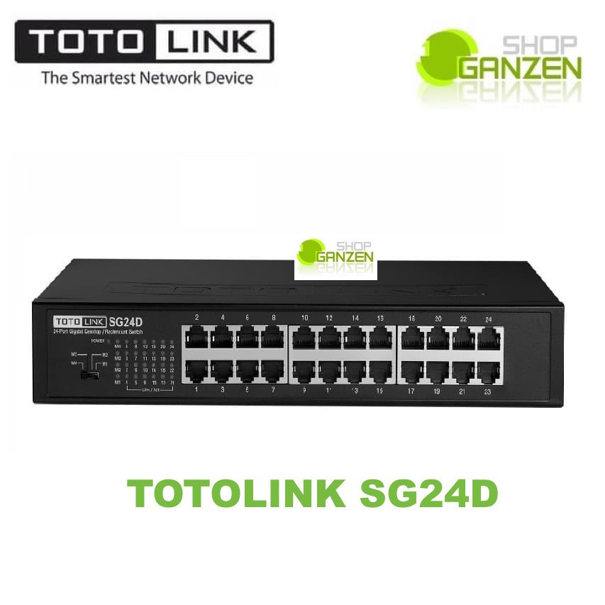 TOTOLINK SG24D 24-Port Gigabit Desktop/Rackmount Switch 24 Port