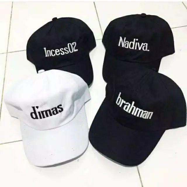 Topi Anak CUSTOM BORDIR NAMA baseball Bikin nama di topi anak 1 HARI JADI-3