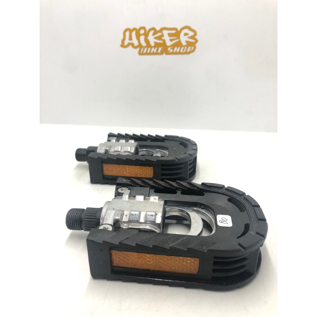 Pedal Flat MTB Road Sepeda Balap Seli Sepeda Lipat Gravel Non Merk Bahan Plastik Non Bearing Folding