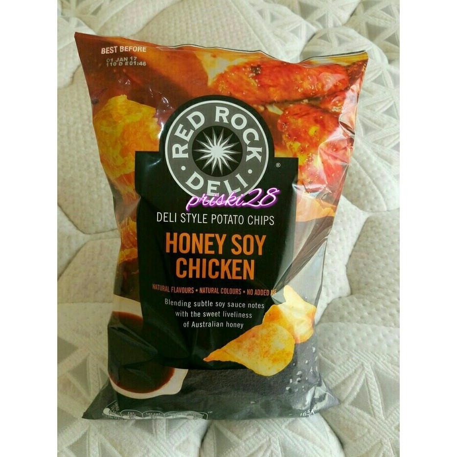 

RED ROCK DELI POTATO CHIPS HONEY SOY CHICKEN