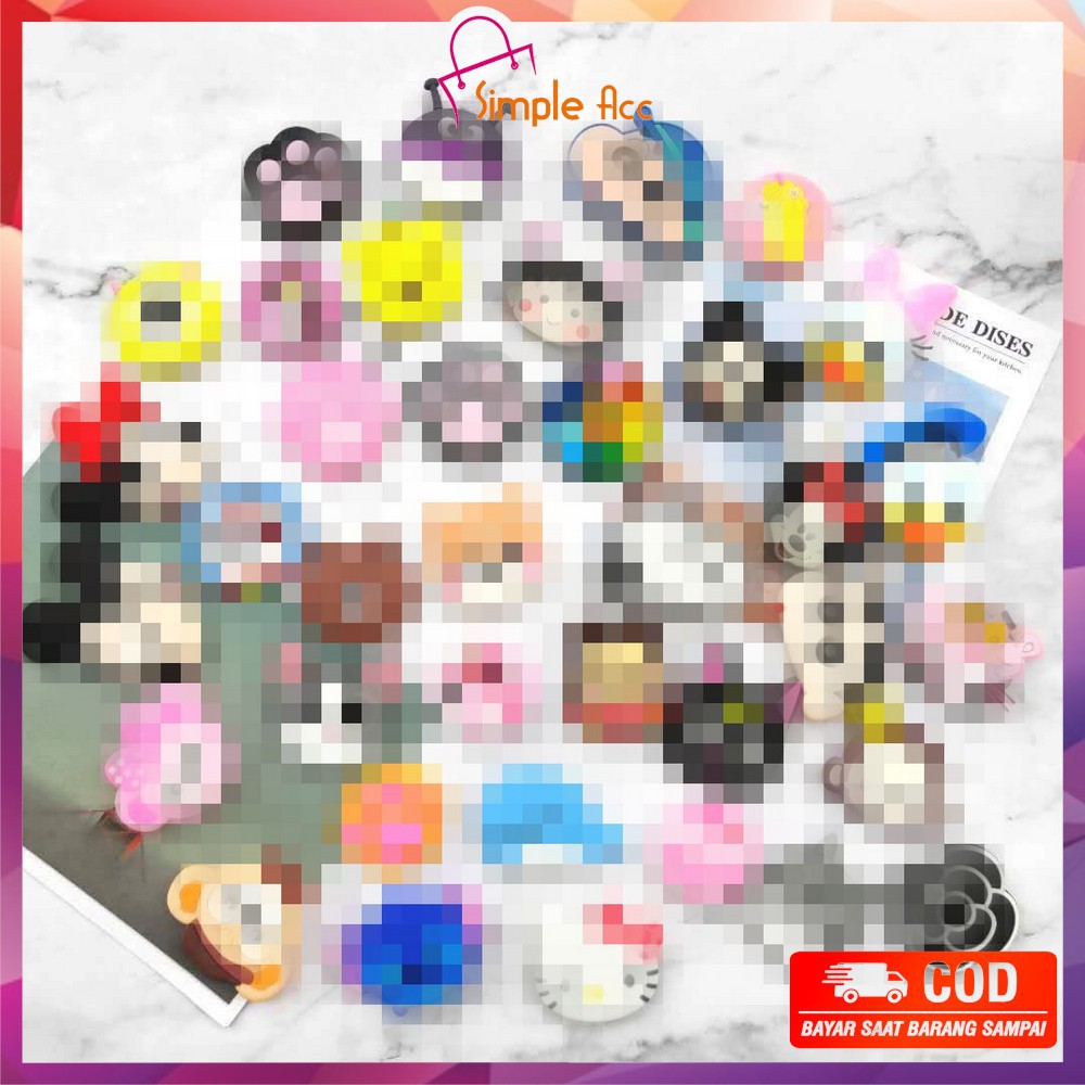 ~COD~ DO-C80-82 Popsocket Karakter Kartun 3D Korea / Bulu Popsoket Aksesoris HP Murah-6