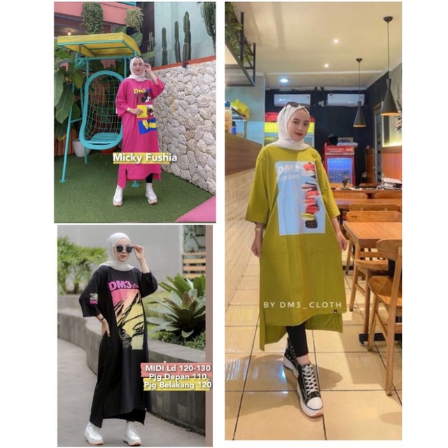 KAOS VIRAL ORI DM3  MIDI DM3