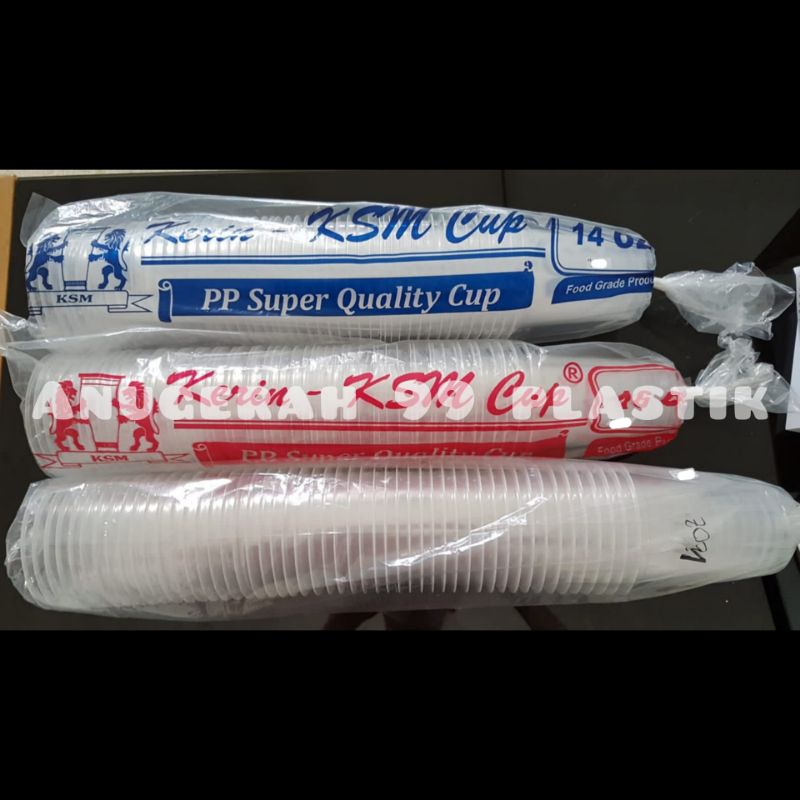 Gelas OZ plastik 12oz, 14oz, 16oz, 22oz, 14oz oval, 16oz oval, 18oz oval, 22 oz oval.