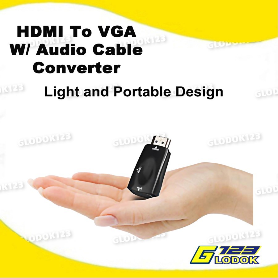 HDMI TO VGA CONVERTER WITH AUDIO CABLE