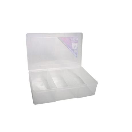 

Terjangkau - KOTAK PERKAKAS / BOX PLASTIK 3 SEKAT SERBAGUNA GREEN LEAF 1420 爽