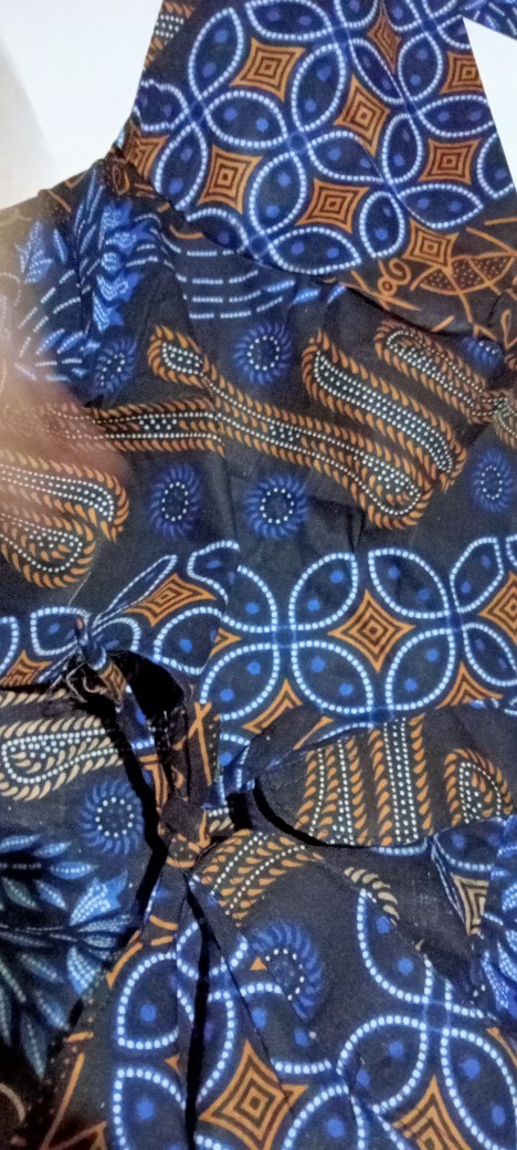 Batik Dolby Dolbi Dobby Doby Tenun Sutra Tulis Katun Atbm Baron Atasan Batik Wanita Sogan Srg308