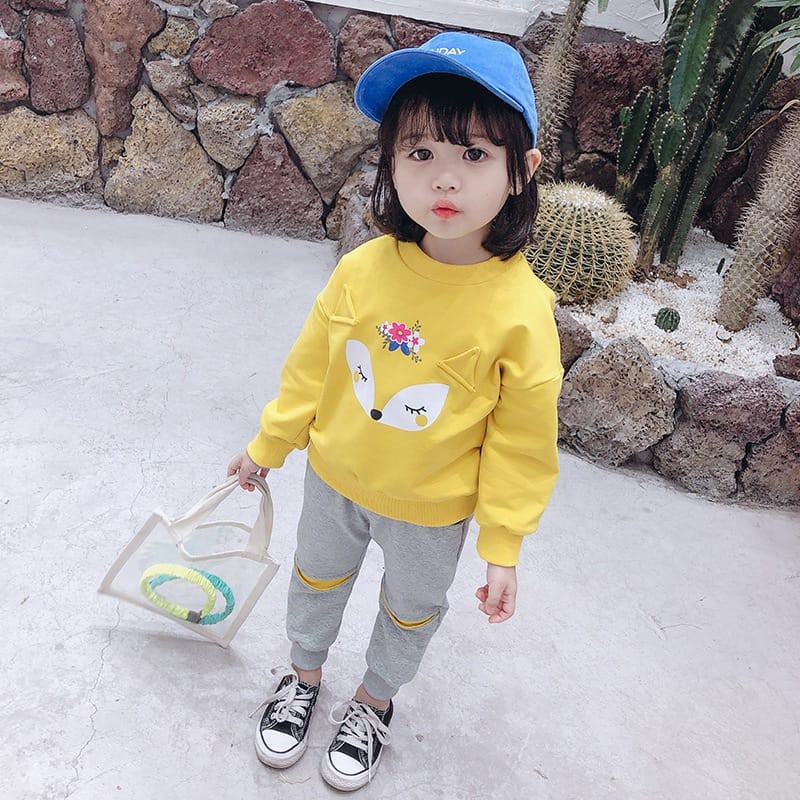 Setelan Flow Anak 1 - 6 Thn Baju Setelan Sweater Anak