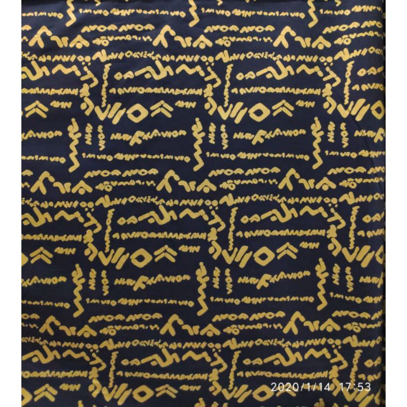 Kain Batik Katun Motif Songket Palembang