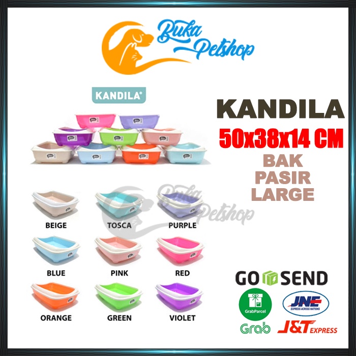 KANDILA Bak Pasir Kucing LARGE GOJEK - GRAB