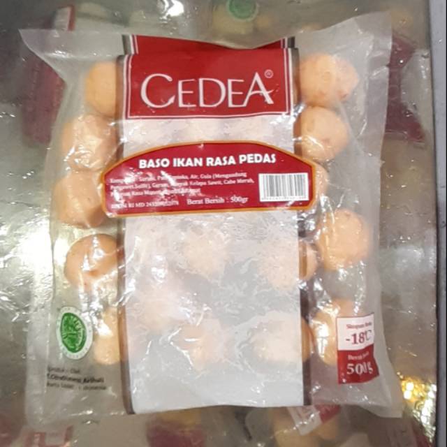 

Cedea bakso ikan pedas 500gr