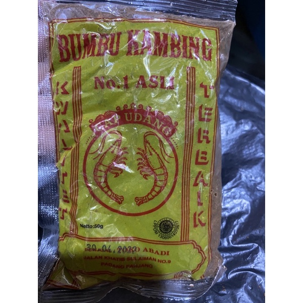 

Bumbu kambing Cap udang 50g