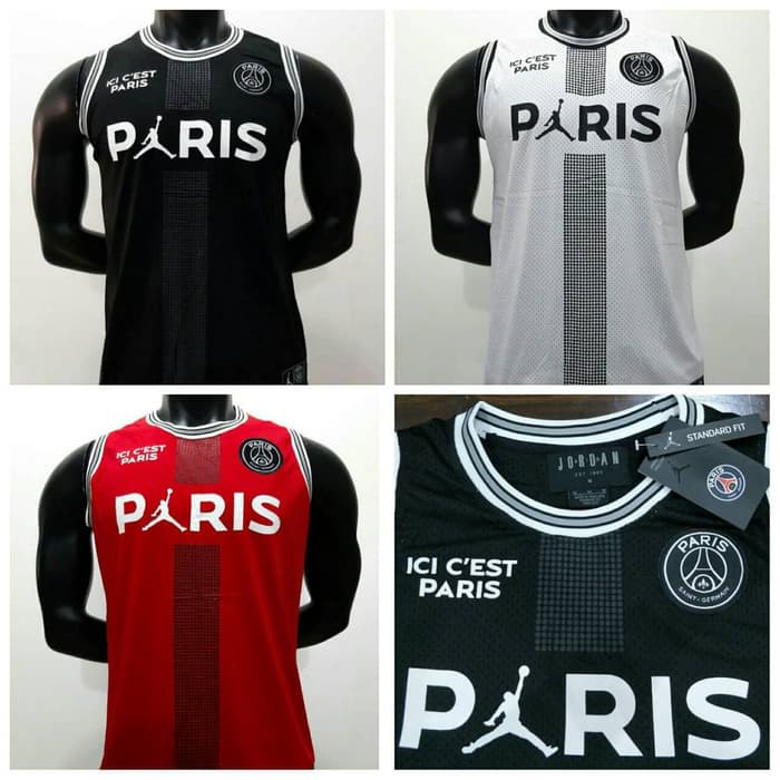 Baju Jersey Basket Air Jordan X Paris Saint Germain PSG