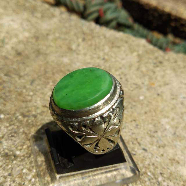 Cincin giok Aceh nephrite Jade