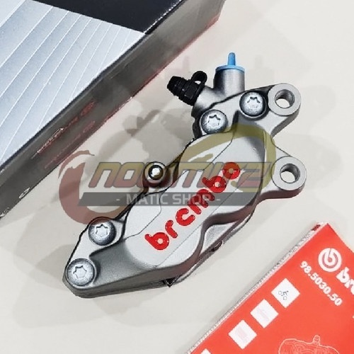 Kaliper Caliper Brembo ORI 1 Pin 4 Piston Grey NMAX XMAX Aerox 155