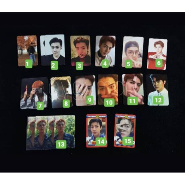 SEHUN OFFICIAL PHOTOCARD PC KOKOBOP POWER MAMA OBSESSION UNIVERSE