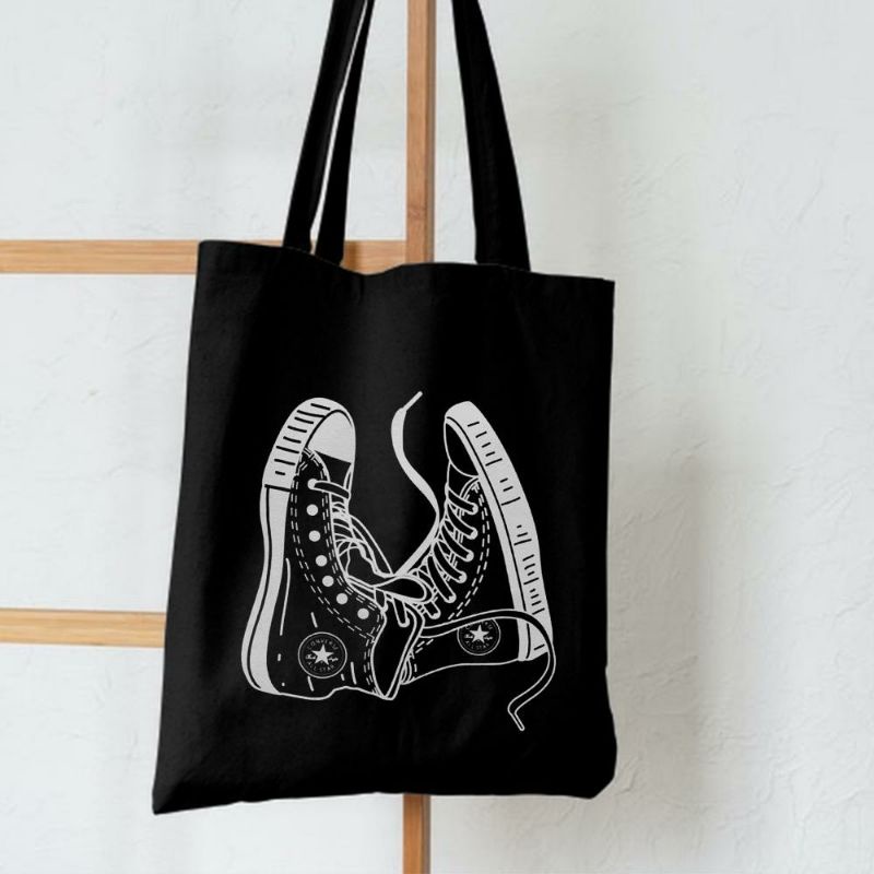 FLASH SALE 8.8 - [RESLETING + MUAT LAPTOP] CONVERSEU TOTEBAG SEMI KANVAS | TOTEBAG RESLETING | TOTEBAG BESAR | TOTEBAG KOREA | TOTEBAG TEBAL | TOTEBAG LAPTOP | TOTEBAG NONGKI | TOTEBAG MOTIF | TOTEBAG NONGKRONG | TOTEBAG SEPATU | TOTEBAG