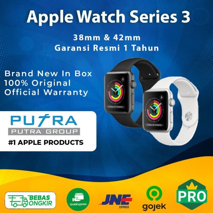 (BISA COD) (IBOX) Apple Watch Series 3 GPS 42mm 38mm Space Grey Silver Sport Nike