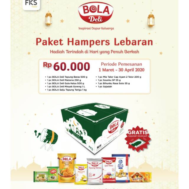 

Hampers Lebaran Free Sajadah